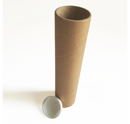 Caixa redonda para garrafa