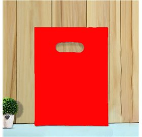 Saco plastico asa vazada 25x35