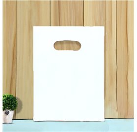 Saco plastico asa vazada 40x50