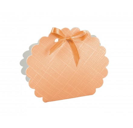 BORSA ROTONDA sera arancio 58x40x85