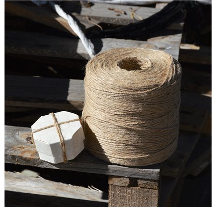 Bobine fio juta cordel 1mm 800m