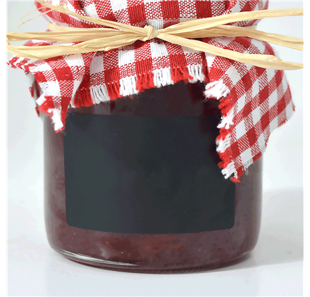 Etiquette ardoise noire 35x55mm