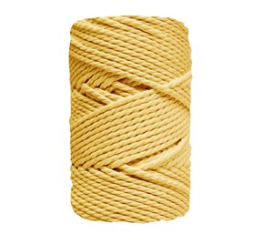 Fio Macrame 5mm 50m Pineapple yellow