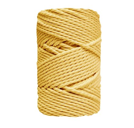 Fio Macrame 5mm 50m Pineapple yellow