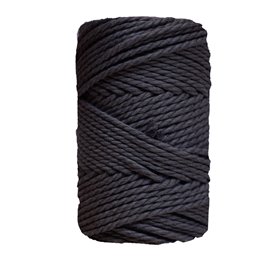 Fio Macrame 5mm 50m Quasar black