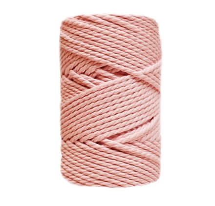 Macrame 5mm 50m Soft pink