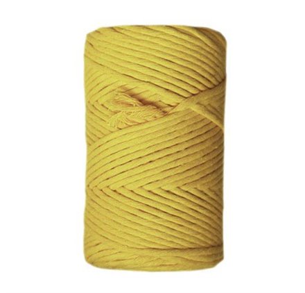 Fils pour macramés urdimbre 3mm 110m Pineapple yellow
