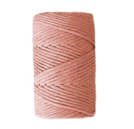 Fils pour macramés urdimbre 9mm 75m Soft pink