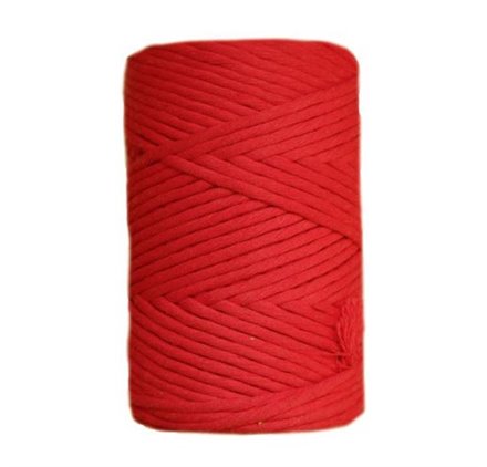Macrame urdimbre 9mm 75m Tulip red