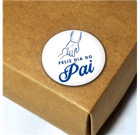 x25 Etiquetas Dia do Pai 1 - 40x40mm