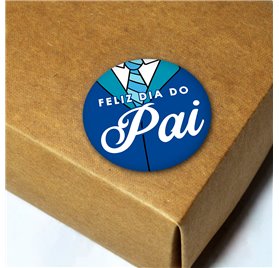 X25 Etiquetas Dia do Pai 3 - 40x40mm
