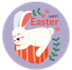x25 Pegatinas Pascua 3 - 40x40mm