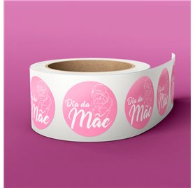 x25 Etiquetas Dia da Mãe 4 - 40x40mm