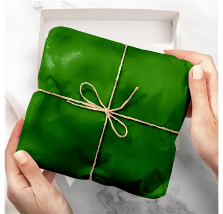 Embrulho de Papel Seda Quasar Green