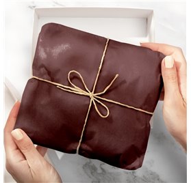 Papel de Seda Deep Hazel 50x75cm