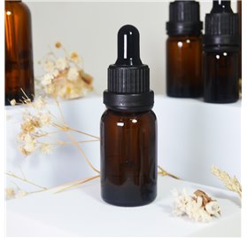 Frasco de vidro Ambar 15ml