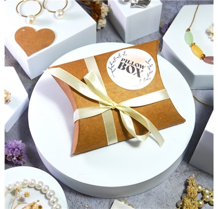 Boîte kraft ovale 120x100x30mm