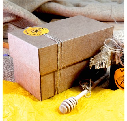 Gurmánské box malý přirozenou barvu 180x95x105mm opatření