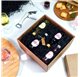 Caixa Gourmet M cor natural medidas 205x205x120mm