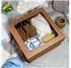 Box Gourmet Medium color natural w/window measures 205x205x120mm