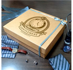 Gourmet låda Extra stora naturliga färg 350x320x105mm åtgärder