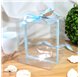Caixa transparente retangular 100x100x120mm