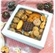 Box Gourmet Extra Large white color measures 350x320x105mm