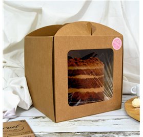 Caja para tartas con ventana 250mm