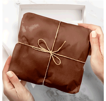 Papier Soie Chocolate Brown 50x75cm