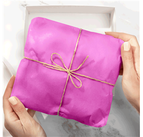 Papel Seda Flamingo Pink 50x75cm