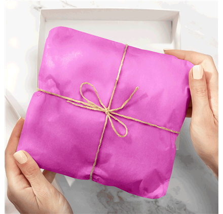 Papel Seda Flamingo Pink 50x75cm