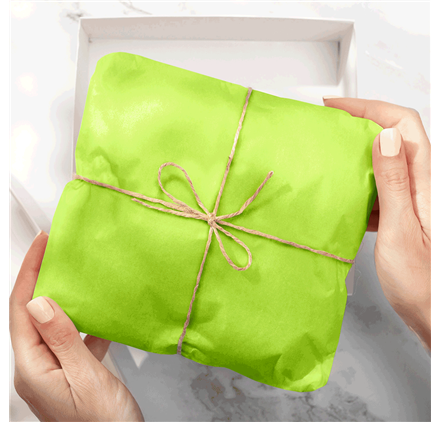 Papel Seda New Leaft Green 50x75cm