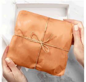 Papel Seda Apricot Orange 50x75cm