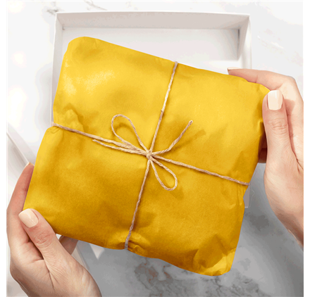 Papel Seda Tangerine Yellow 50x75cm