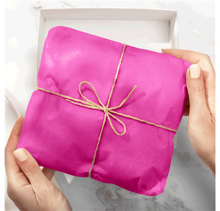 Papel Seda Fuchsia Pink 50x75cm