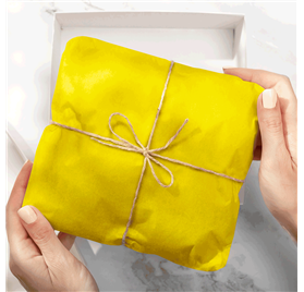 Papel Seda Lemon Yellow 50x75cm