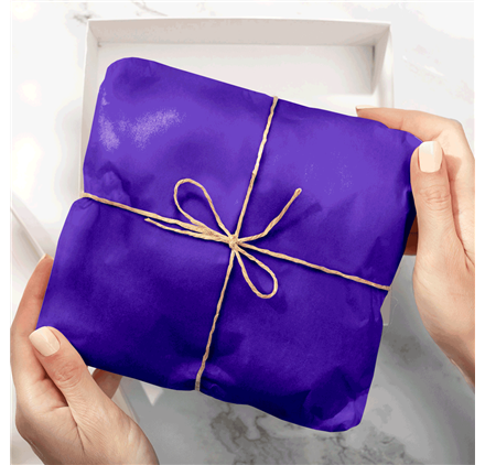 Papel Seda Indigo Purple 50x75cm