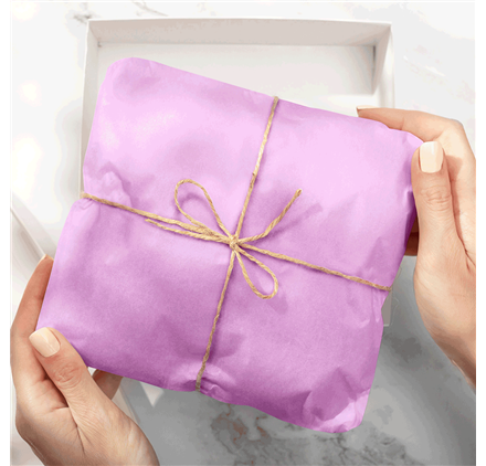 Papel Seda Baby Pink 50x75cm
