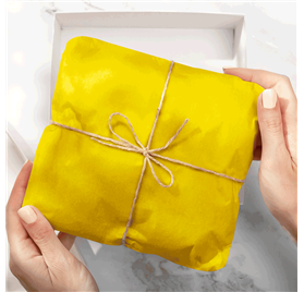 Papel Seda Canary Yellow 50x75cm