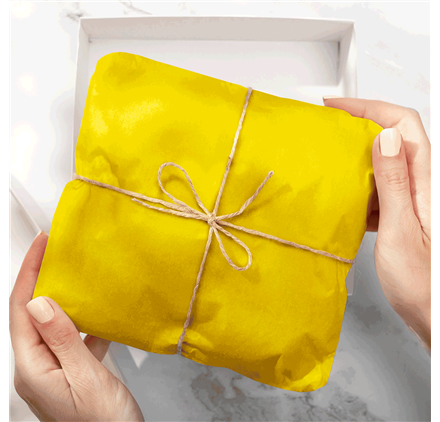 Papel Seda Canary Yellow 50x75cm