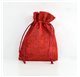Sacs de Jute Bordeaux 10x14cm