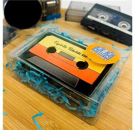 Transparente rechteckige Box 90x40x120mm