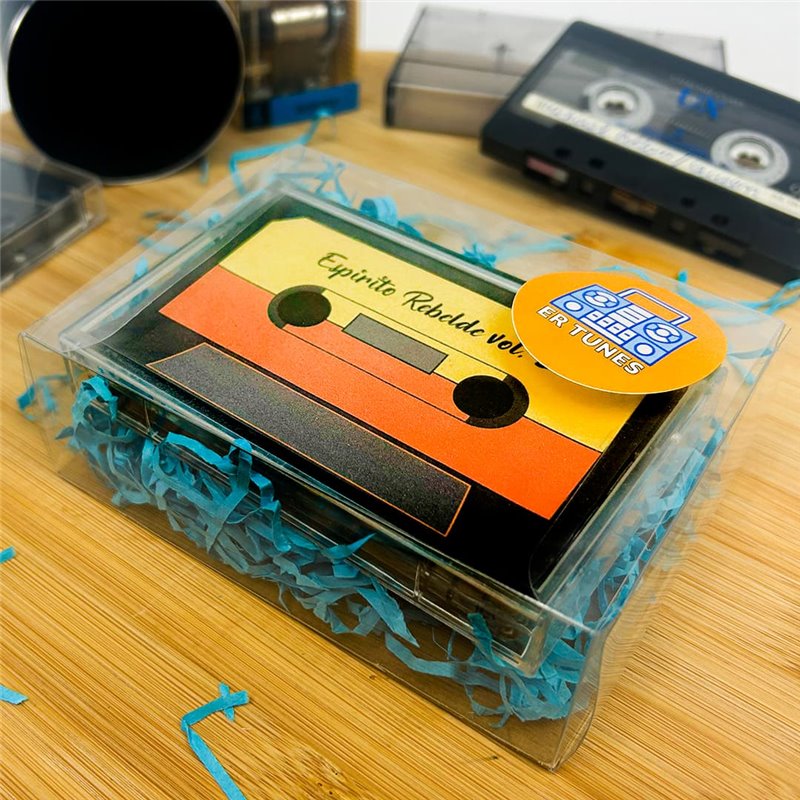 Caja transparente rectangular 90x40x120mm