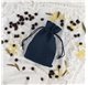 Saco 10x14cm juta Navy Blue
