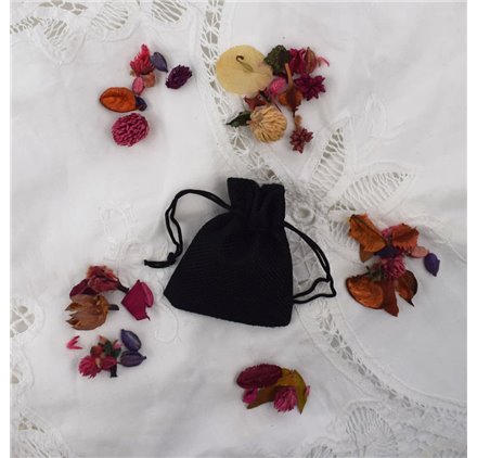 Sacs de Jute Quasar Black 7x9cm