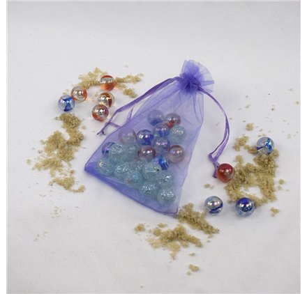 Saco 10x14cm organza Quantum Violet