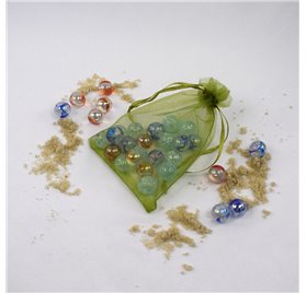 Worek organza Olive Green 10x14cm