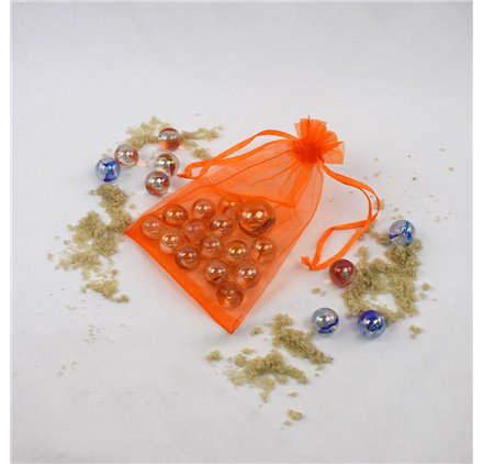 Saco 10x14cm organza Pumpkin Orange