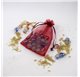 Bolsa organza Bordeaux 10x14cm