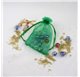 Saco 10x14cm organza Amazon Green